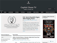 Tablet Screenshot of capitalchaostv.com